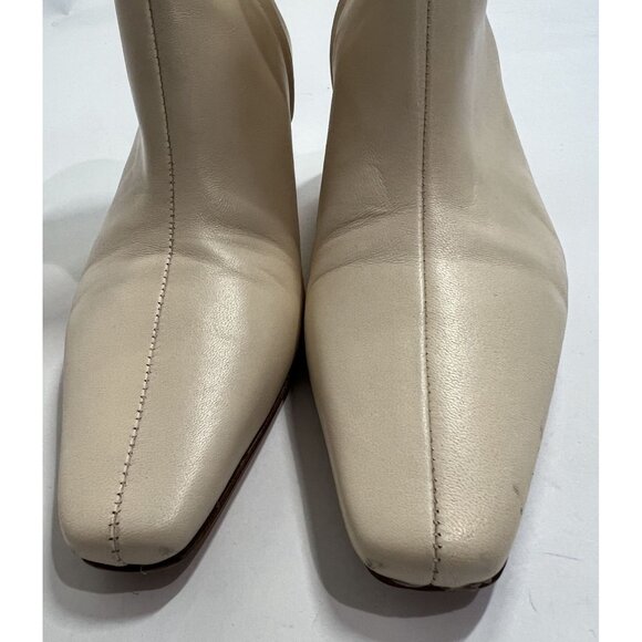 STAUD Wally Ankle Boots in Cream - Picture 6 of 11